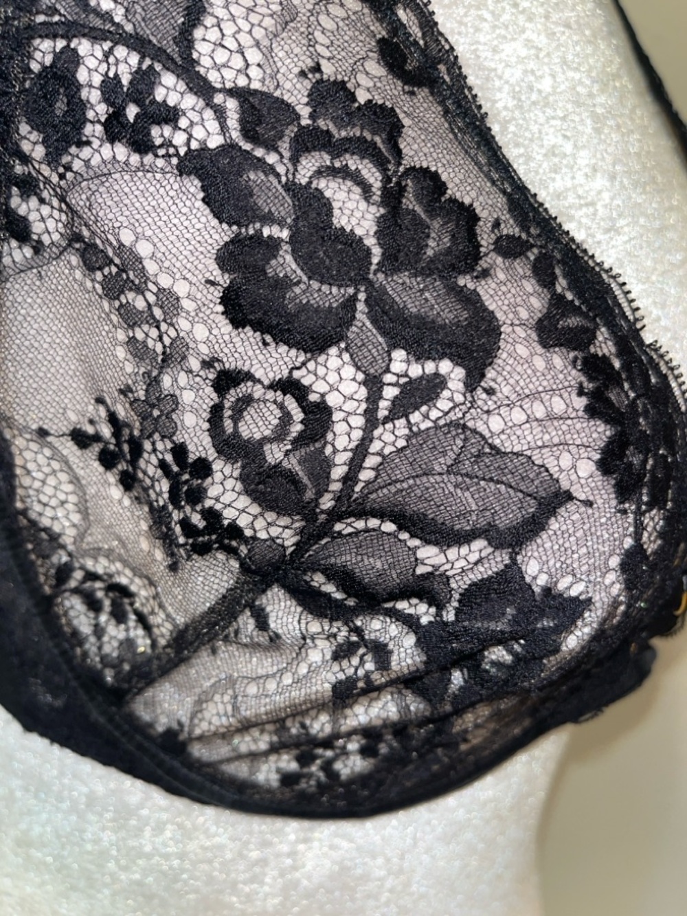 Agent Provocateur Essie Floral Lace Plunge Bra with Crisscross Detail 34DD - Picture 13 of 13